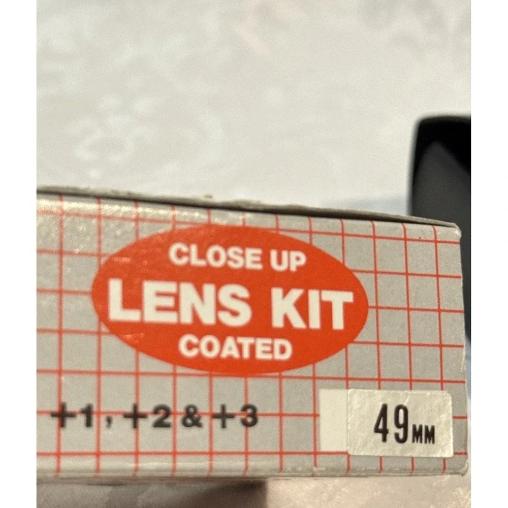 Gemko brand close-up macro filters three different strengths: +1, +2, and +3